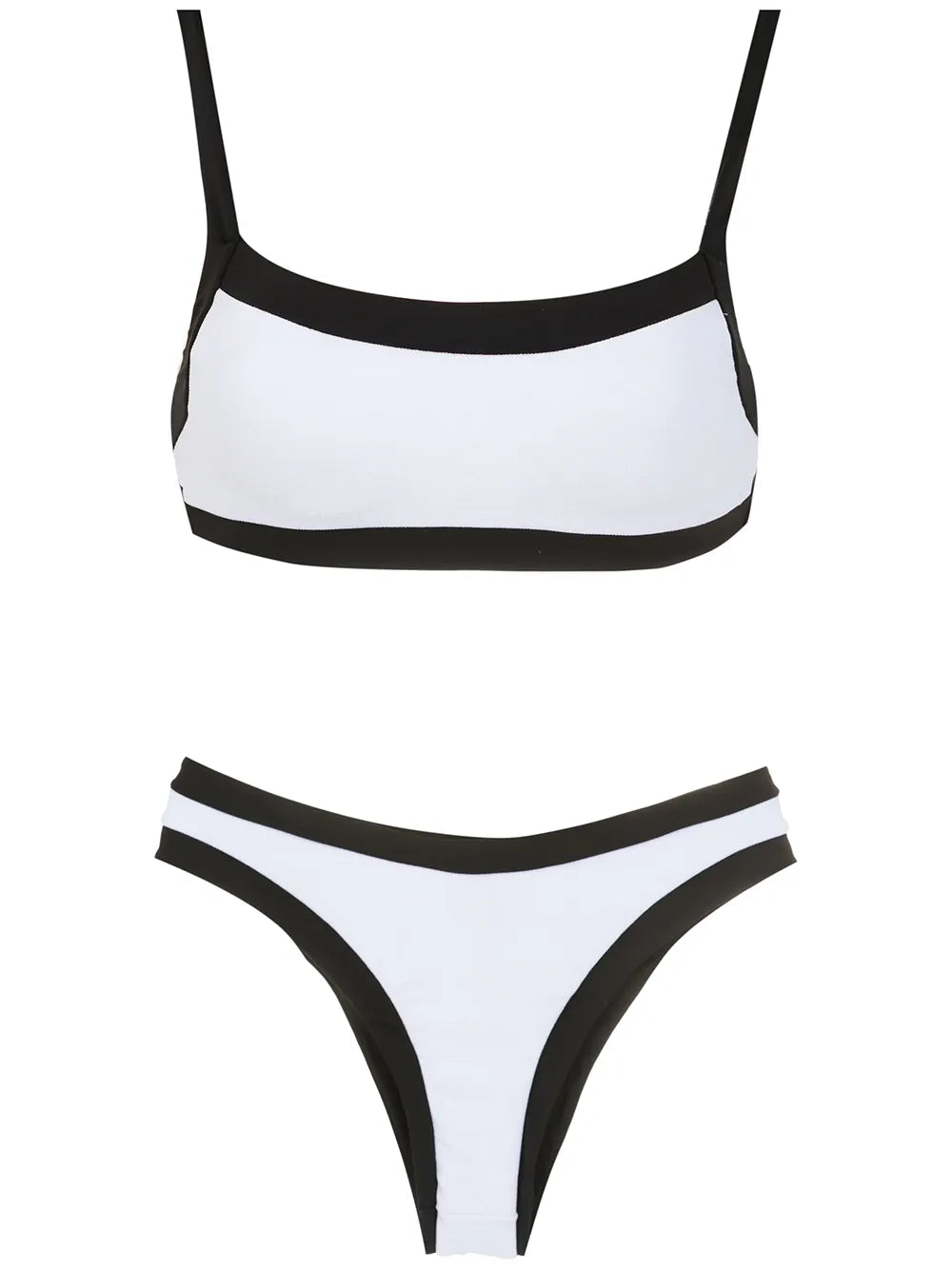 Two-Tone Bikini Set