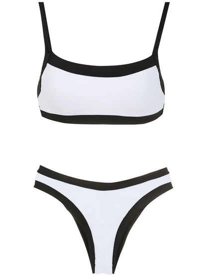 Two-Tone Bikini Set