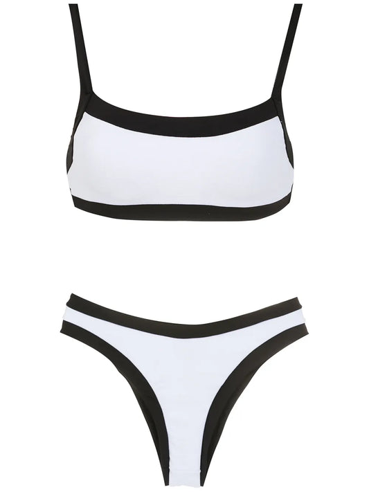 Two-Tone Bikini Set
