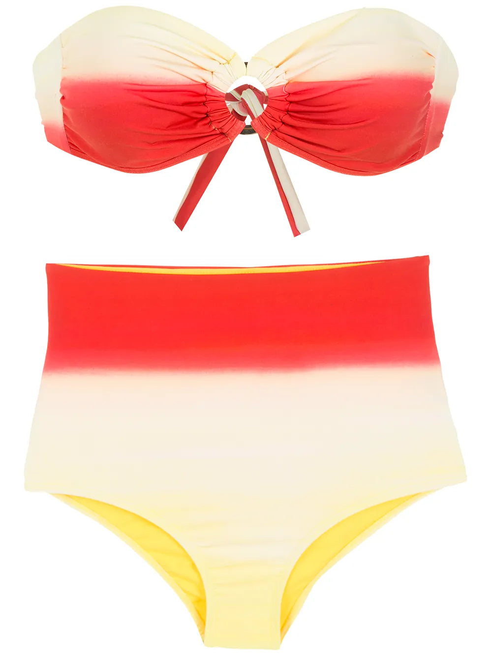Gradient-Effect Bikini Set