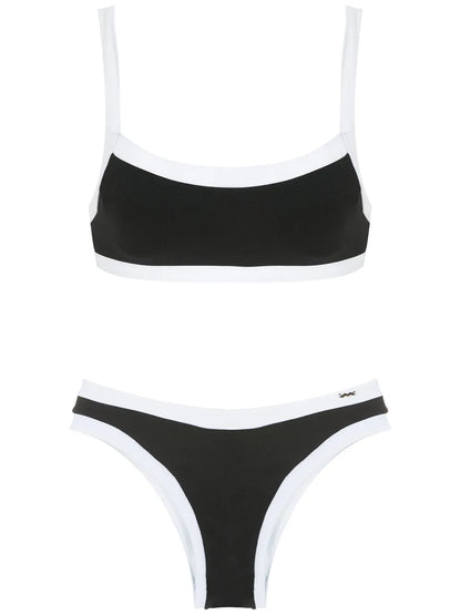 Two-Tone Bikini Set