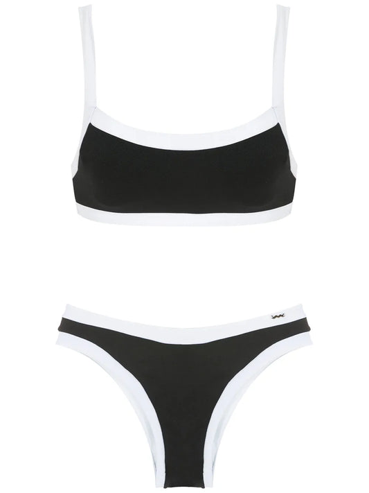 Two-Tone Bikini Set