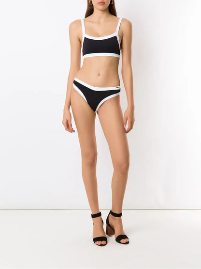 Two-Tone Bikini Set