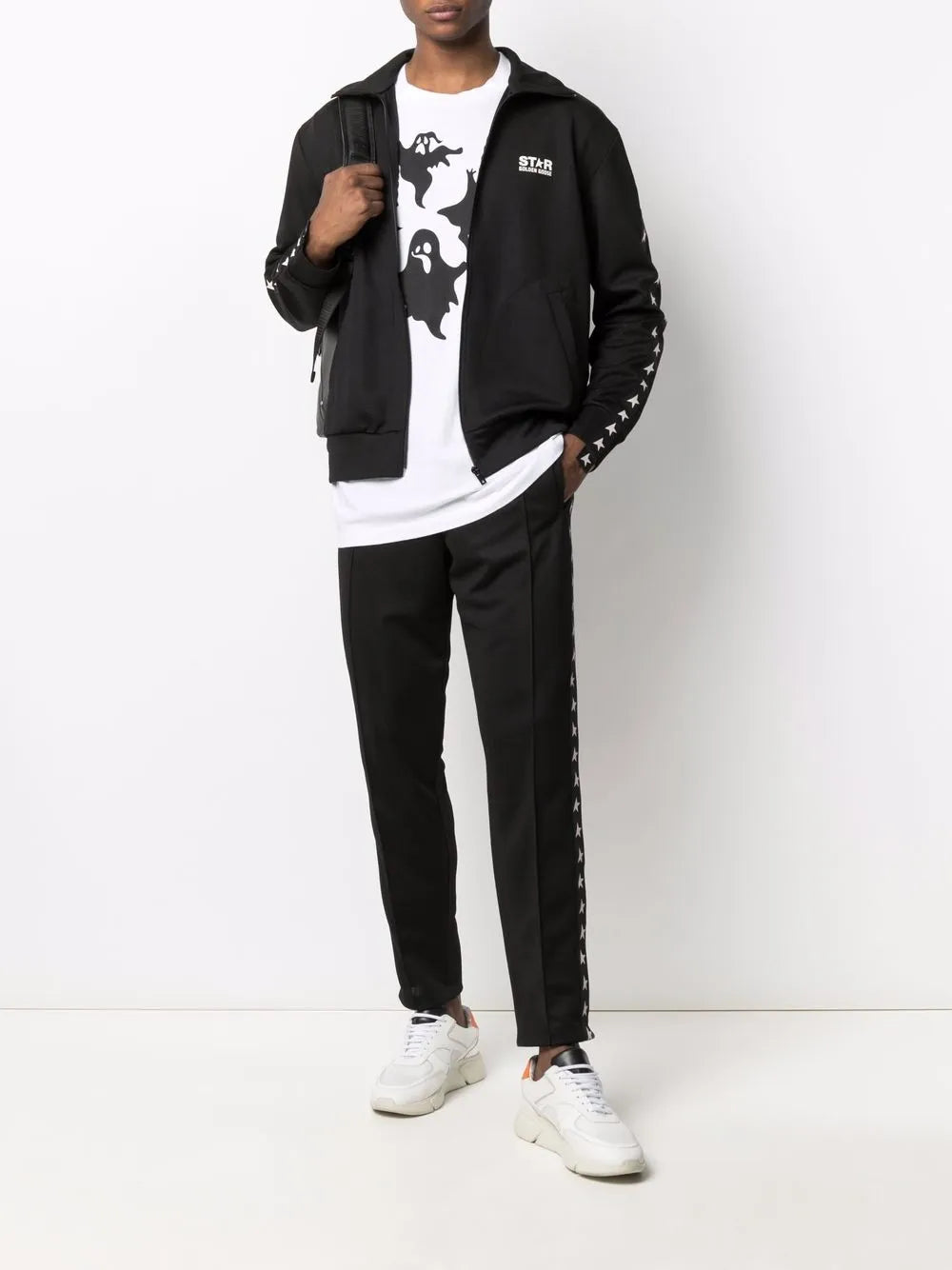 Star-Print Track Pants