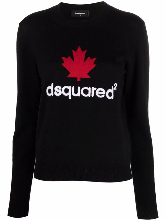 Maple Leaf Knitted Jumper