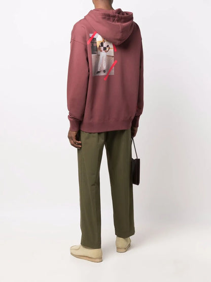 Photograph-Print Pullover Hoodie