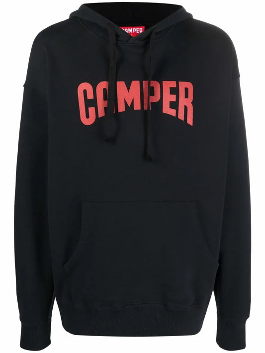 Logo-Print Pullover Hoodie