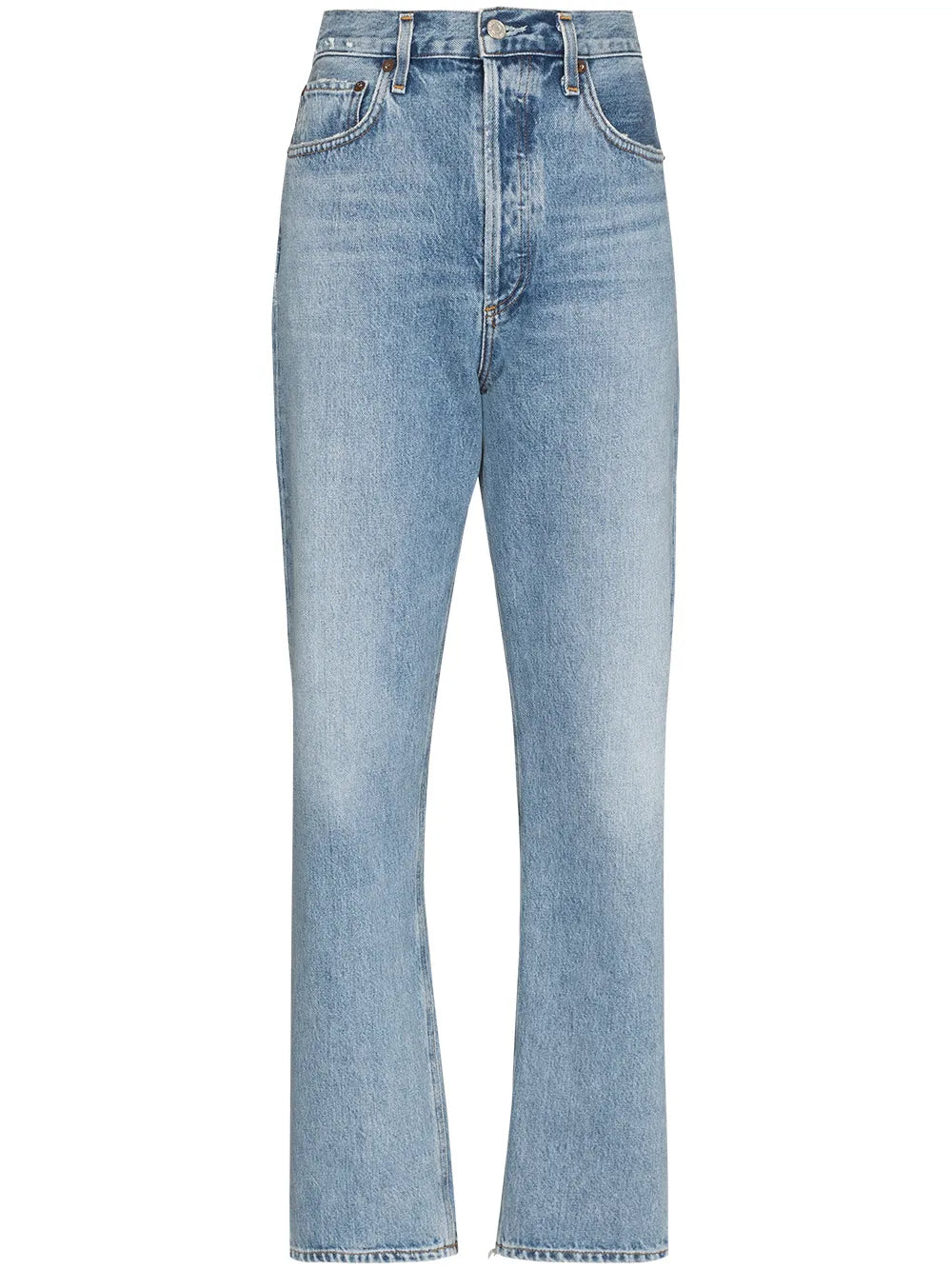 90S Pinch Waist Straight-Leg Jeans