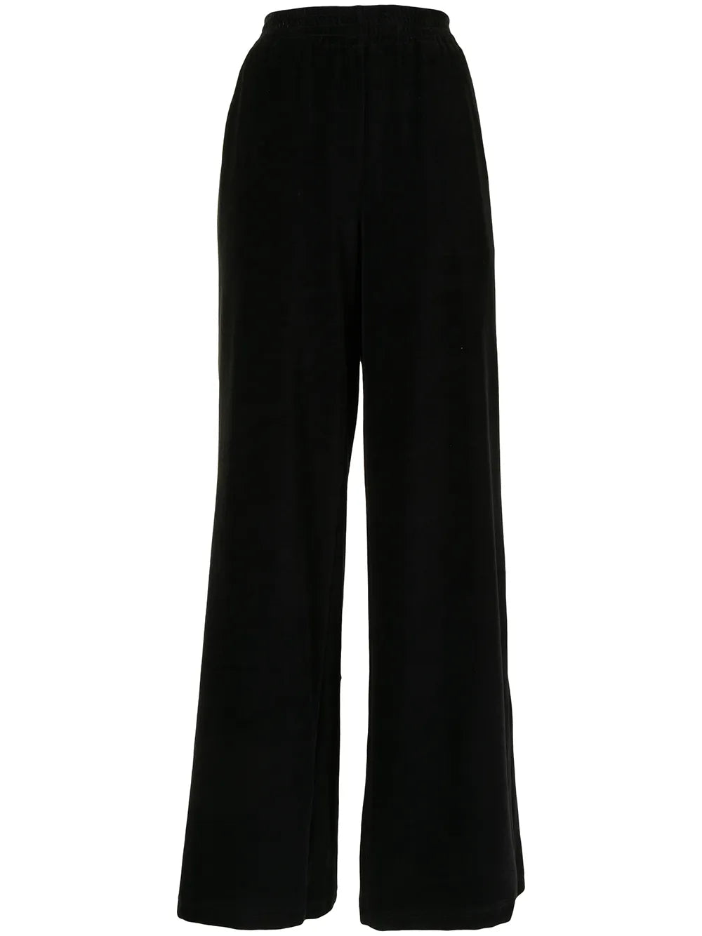 Velvet Wide-Leg Trousers