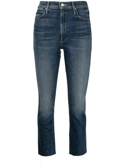 High-Rise Cropped Jeans