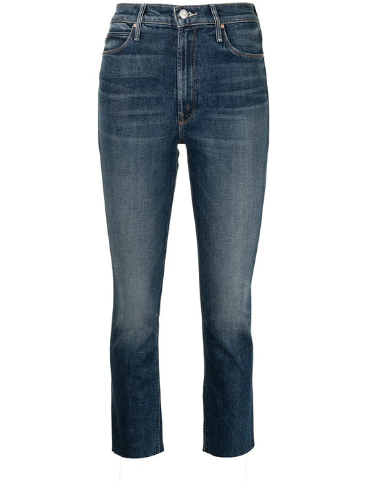 High-Rise Cropped Jeans