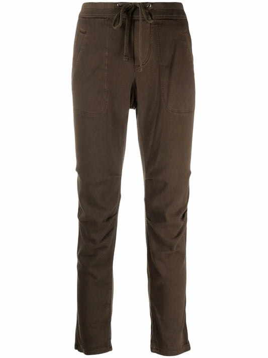 Drawstring Draped Trousers