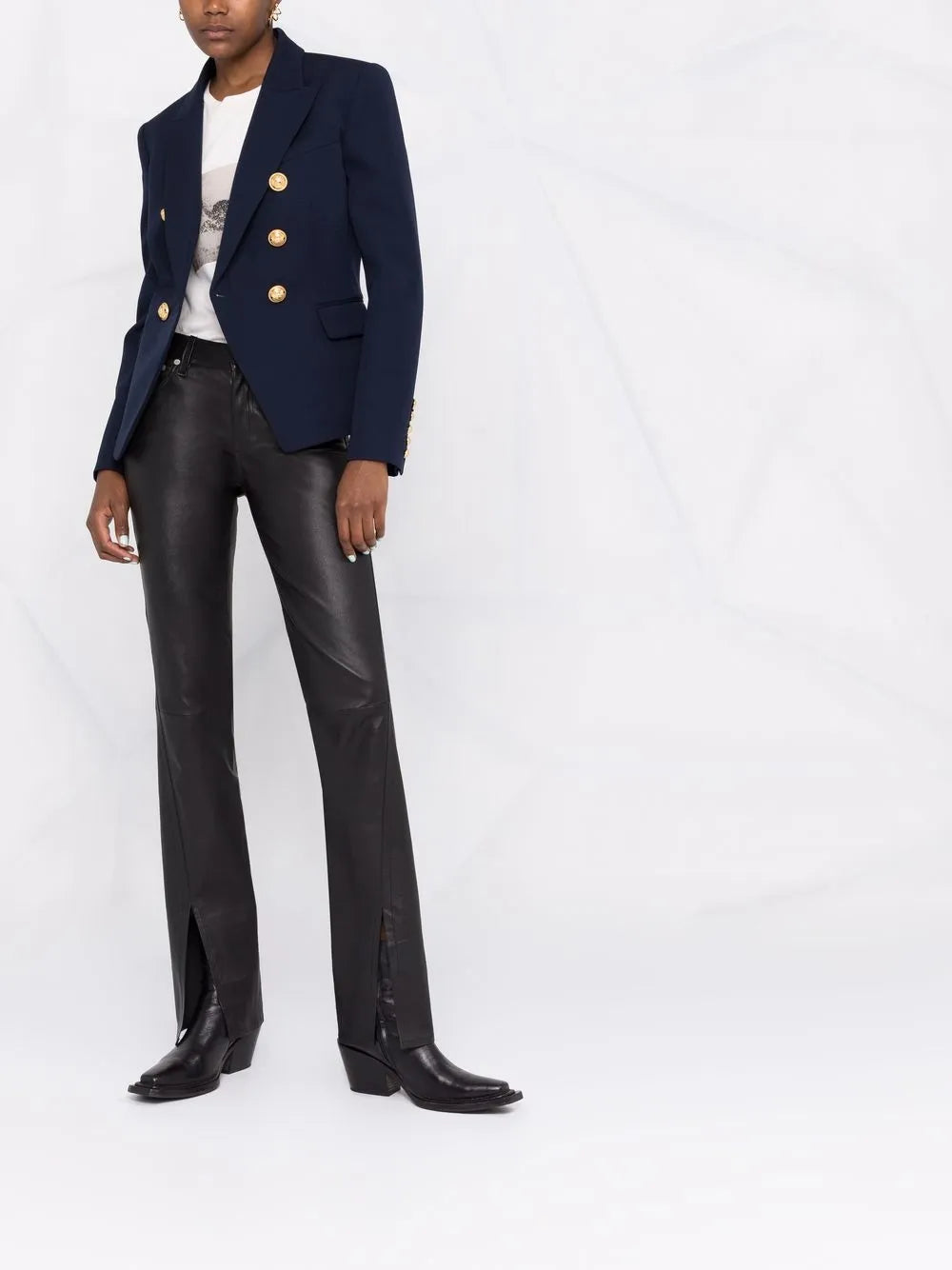 Double-Breasted Wool Blazer