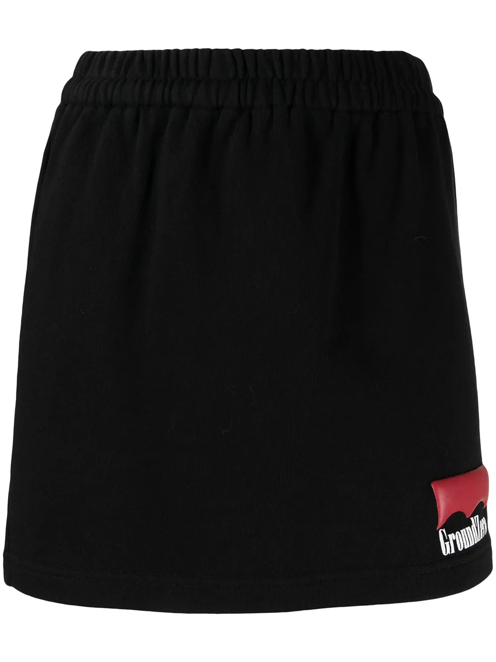 Logo-Print Jersey Mini Skirt
