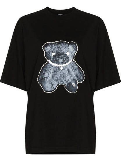 Pearl Necklace Teddy Cotton T-Shirt