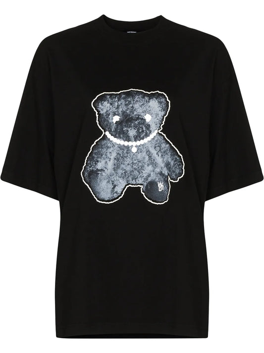 Pearl Necklace Teddy Cotton T-Shirt