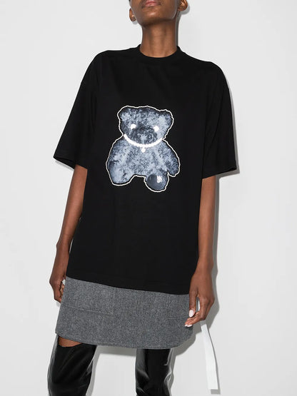 Pearl Necklace Teddy Cotton T-Shirt