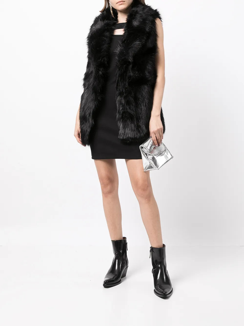 Rose Premium Faux Fur Gilet