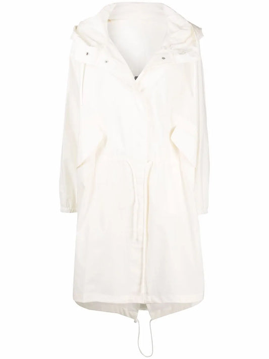 Logo-Print Hooded Raincoat