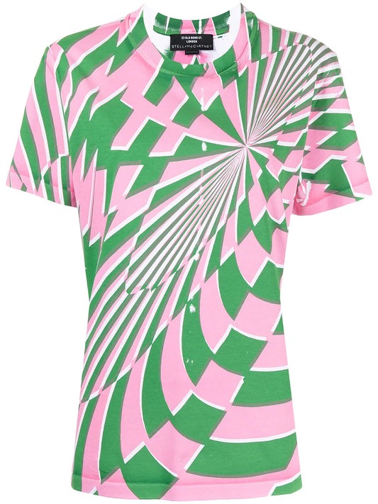 Psychedelic-Print T-Shirt