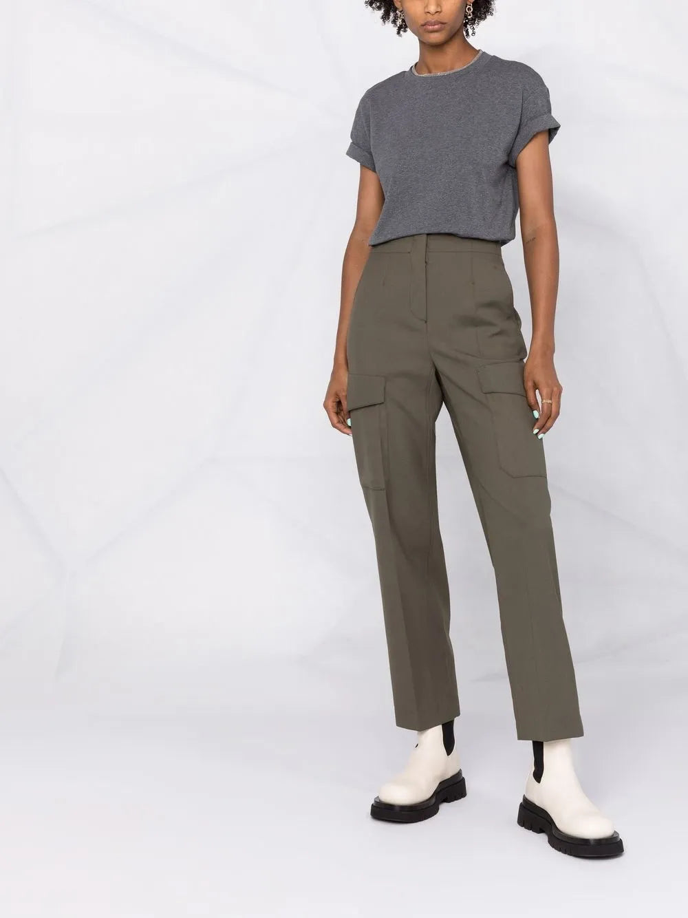 Monili Chain-Embellished Short-Sleeve T-Shirt