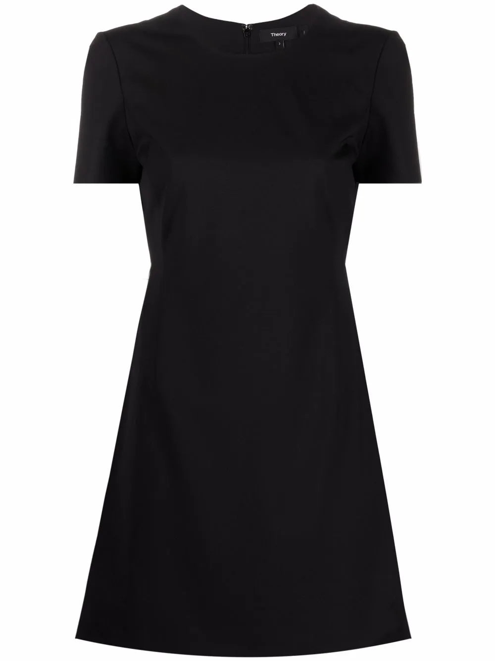 Short-Sleeve Wool T-Shirt Dress