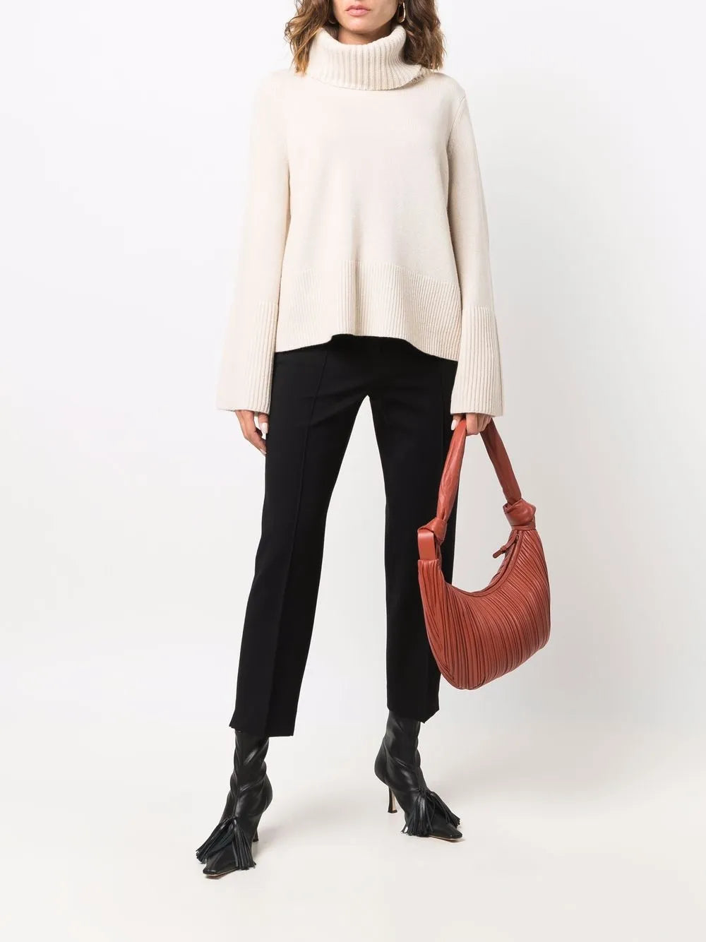 Emotional Essence Tailored Tapered-Leg Trousers