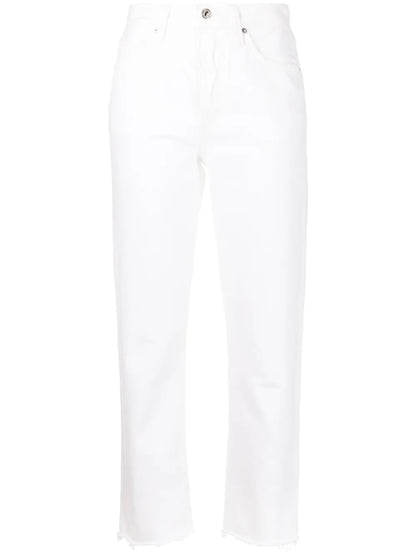High-Rise Cropped Jeans