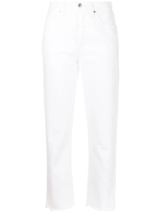 High-Rise Cropped Jeans