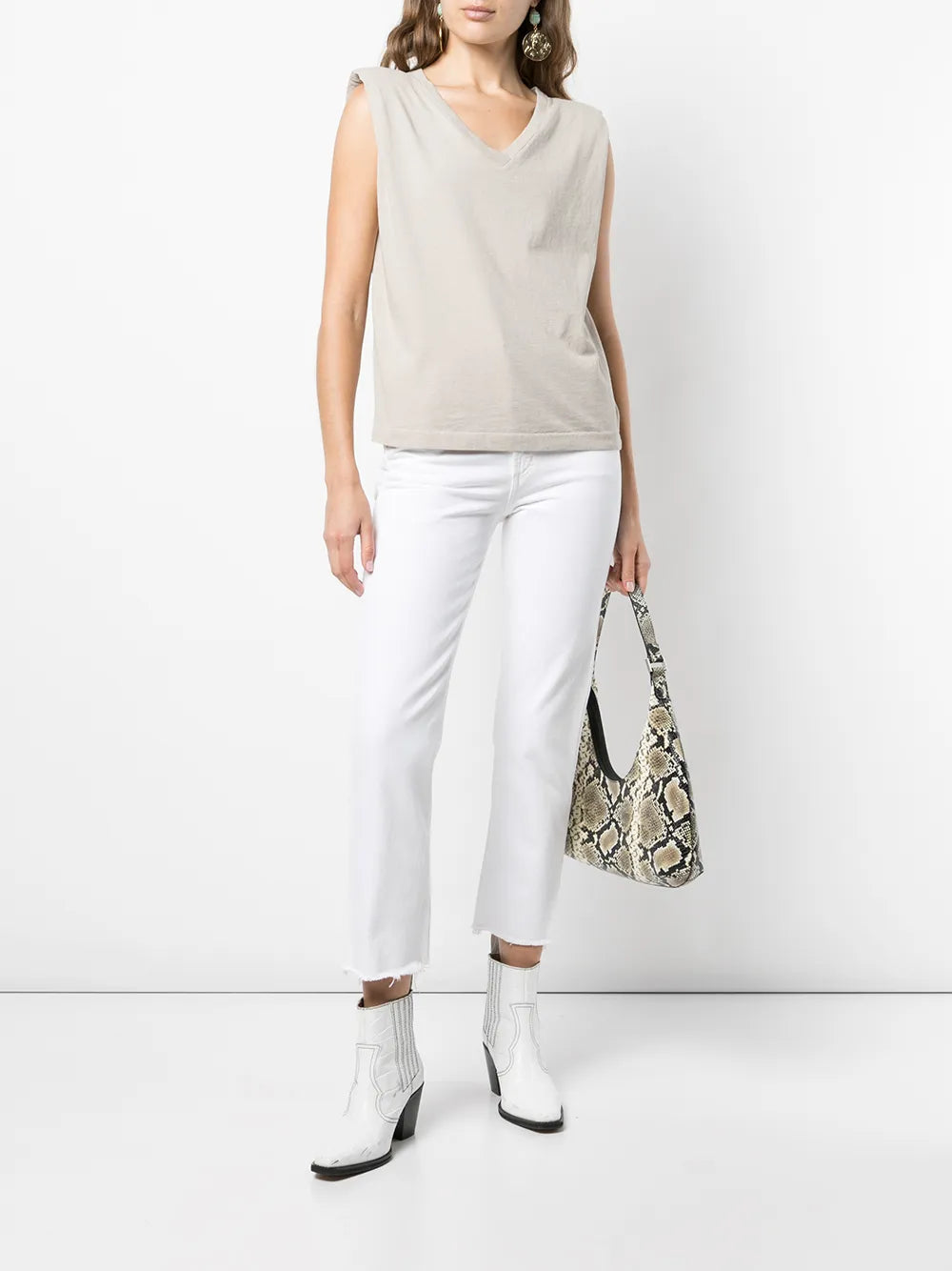 High-Rise Cropped Jeans