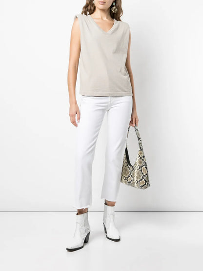 High-Rise Cropped Jeans