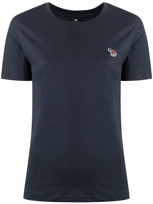 Zebra-Motif Cotton T-Shirt