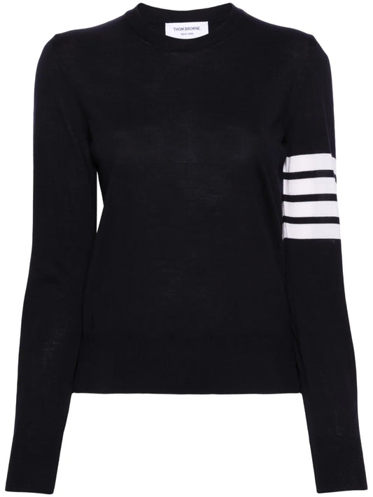 4-Bar Stripe Wool Jumper