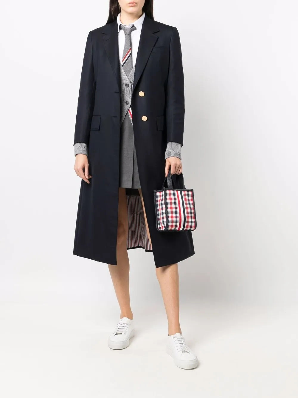 Single-Breasted Wool Coat