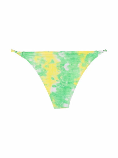 Tie Dye-Print Bikini Bottoms