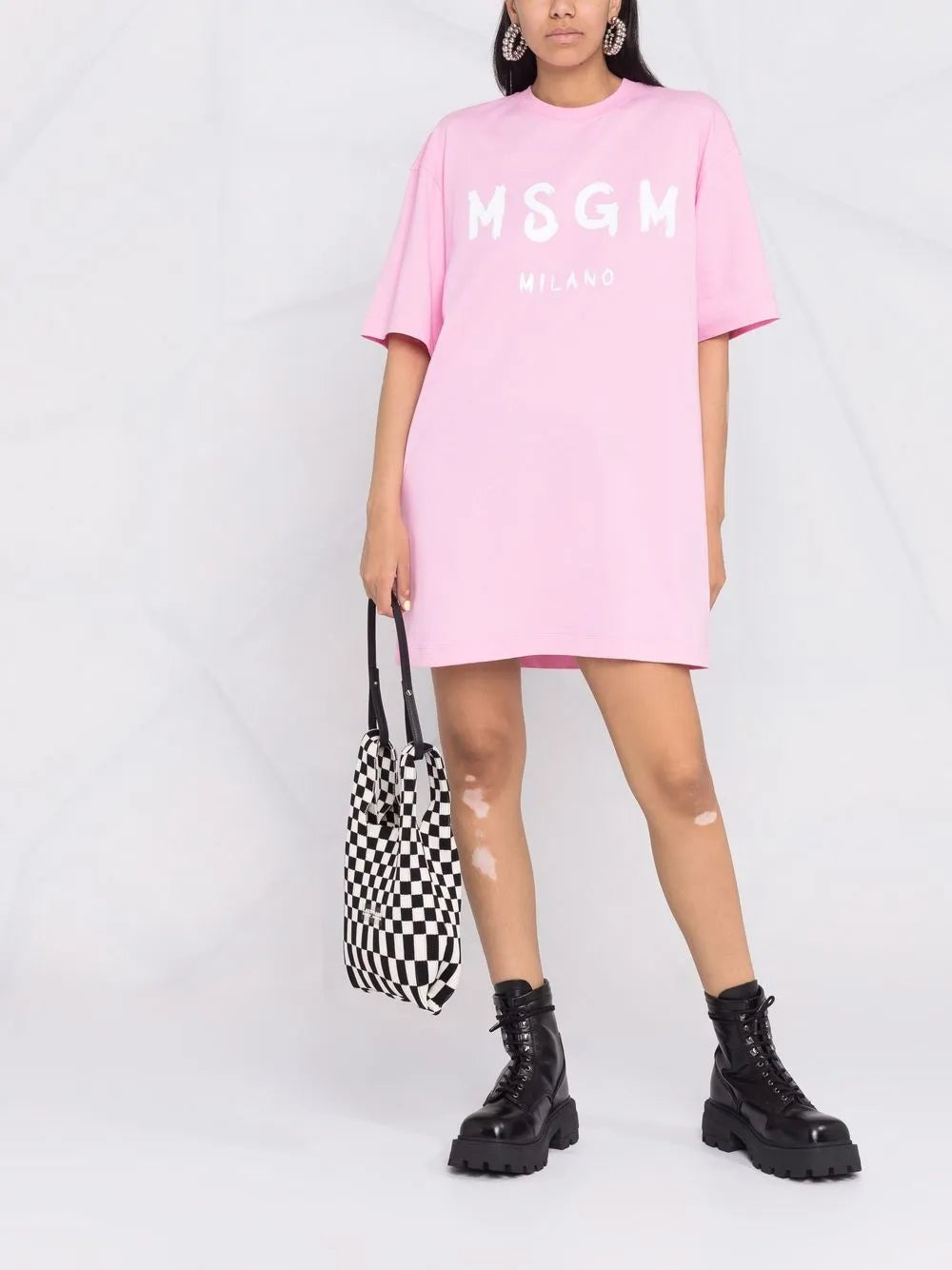 Logo-Print Cotton T-Shirt Dress