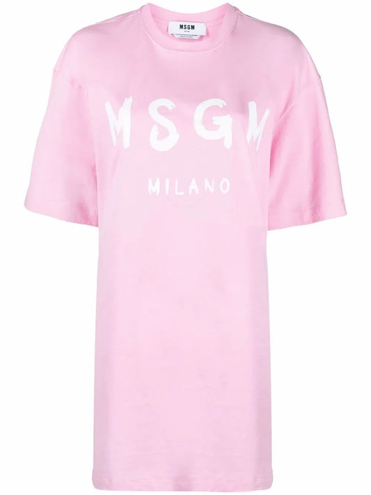 Logo-Print Cotton T-Shirt Dress