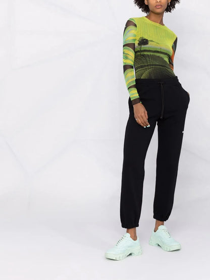 Logo-Print Cotton Joggers