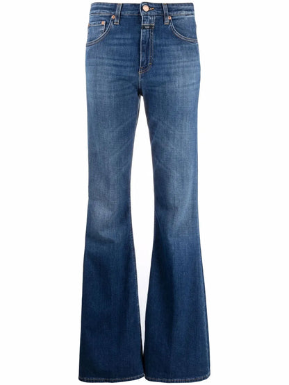 Flared-Cut Jeans