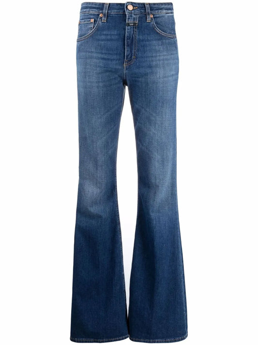 Flared-Cut Jeans