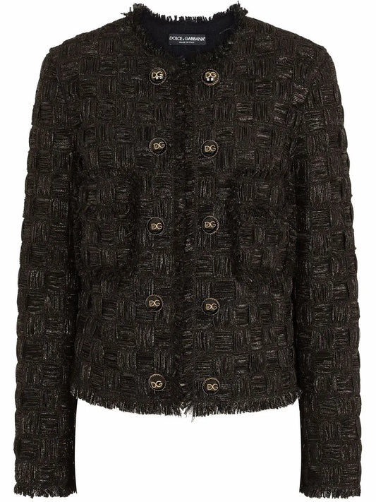 Gabbana Lamé Jacquard Jacket