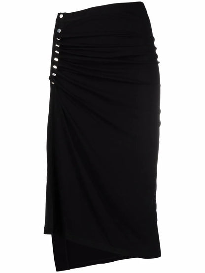 Asymmetric Midi Skirt