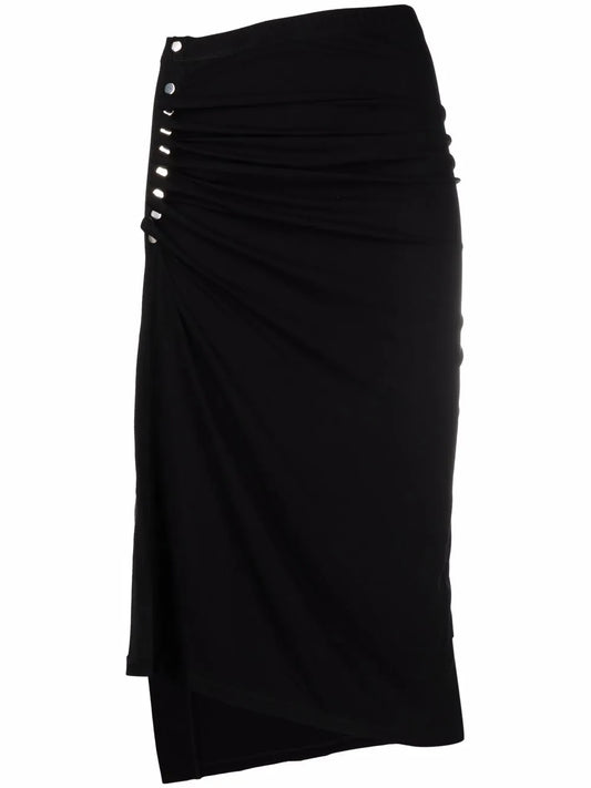 Asymmetric Midi Skirt