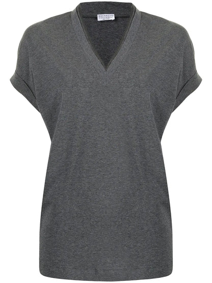 Cap-Sleeve Knitted Top