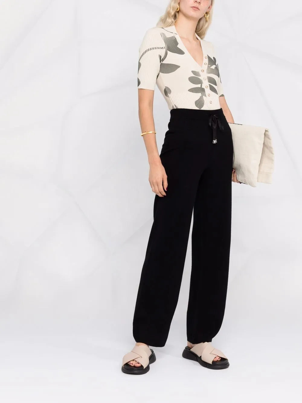 High-Rise Slouchy Trousers