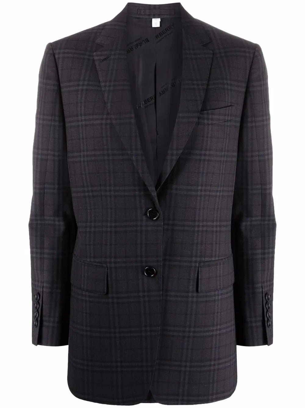 Check Pattern Blazer Jacket