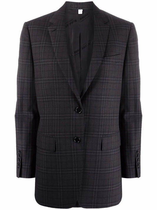 Check Pattern Blazer Jacket