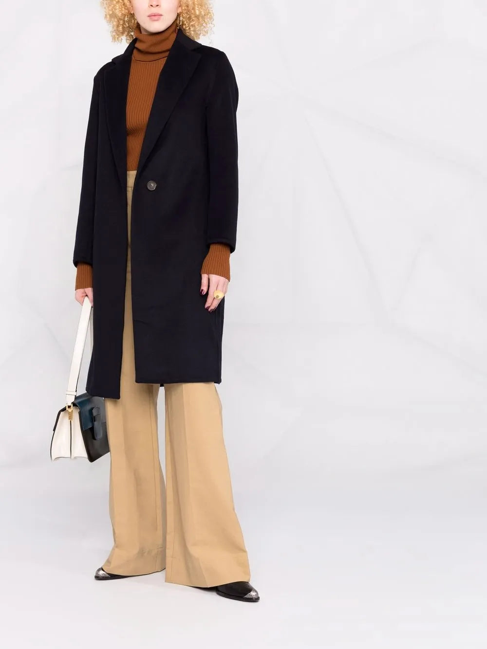 Single-Breasted Fitted Coat