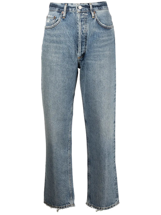 Lana Cropped Straight-Leg Jeans