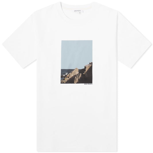 Johannes Organic Cliff Print T-shirt